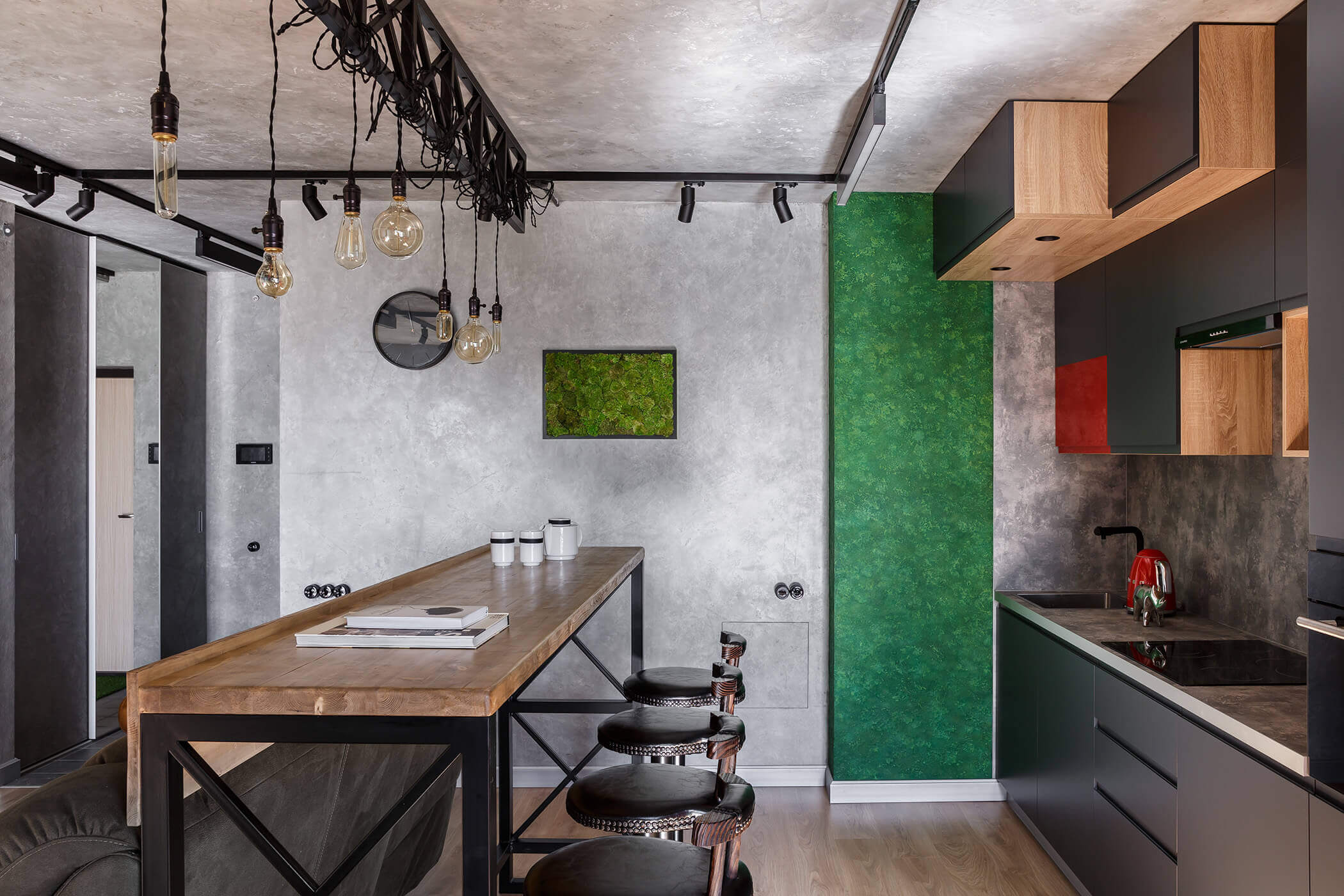 Лаконичная, многофункциональная мебель в гостиной - находка малогабаритных квартир - проекты Setus Design