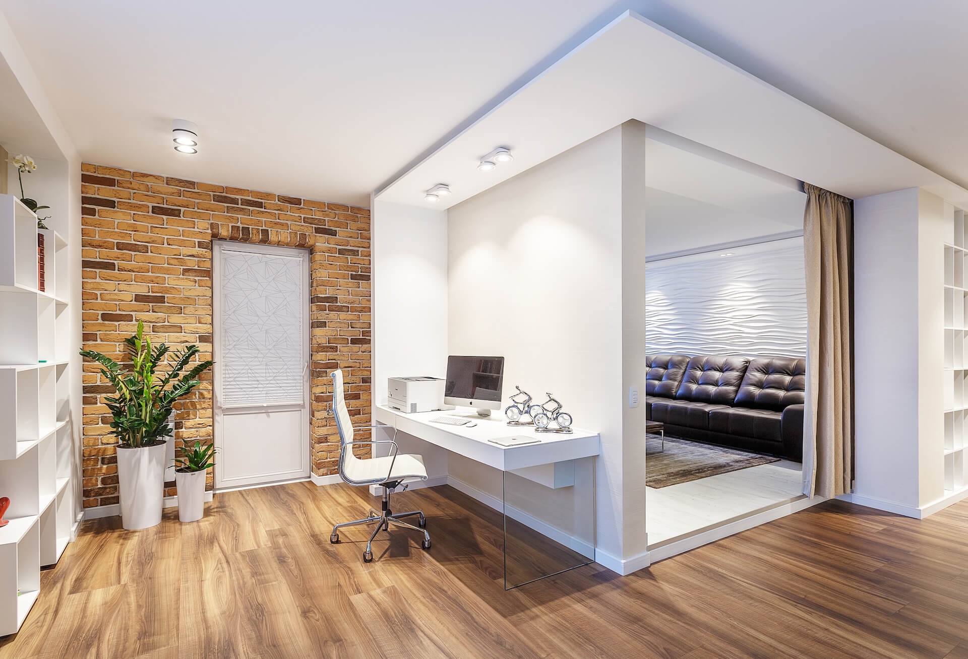 Небольшой домашний кабинет в квартире - проекты Setus Design